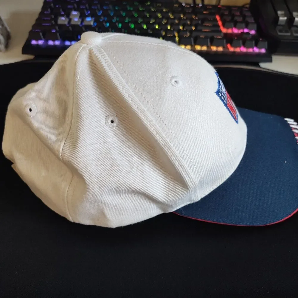 Vintage Reebok Motorola NFL‎ Logo Self Fastener Hat